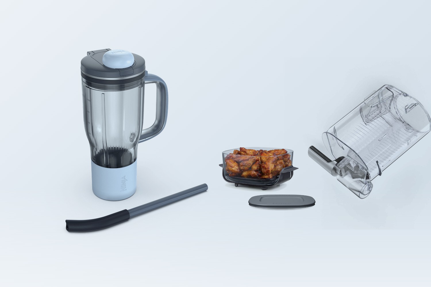 Ninja BlendBOSS tumbler, Crispi container and SLUSHi vessel