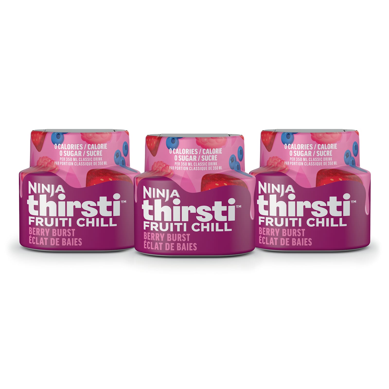 Ninja Thirsti™ VITAMINS Berry Punch Flavoured Water Drops (Sweetened), 3 Pack