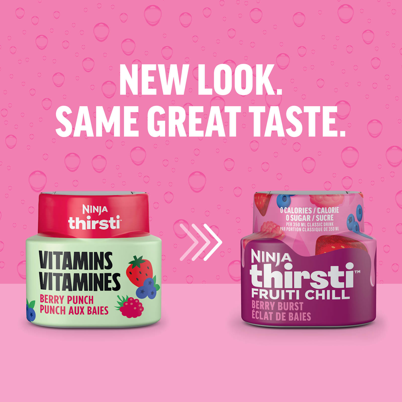 Ninja Thirsti™ VITAMINS Berry Punch Flavoured Water Drops (Sweetened), 3 Pack - image 3