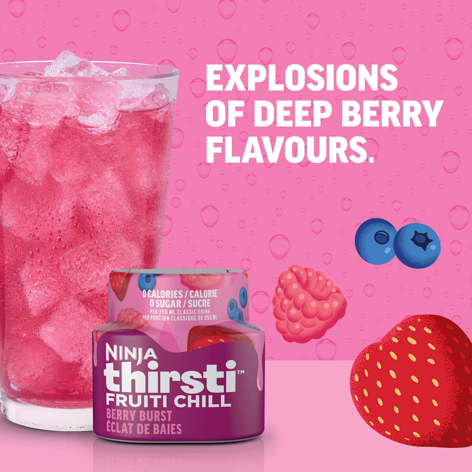 Ninja Thirsti™ VITAMINS Berry Punch Flavoured Water Drops (Sweetened), 3 Pack - image 4