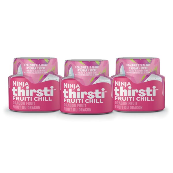 Ninja Thirsti™ VITAMINS Dragon Fruit Flavoured Water Drops (Sweetened), 3 Pack