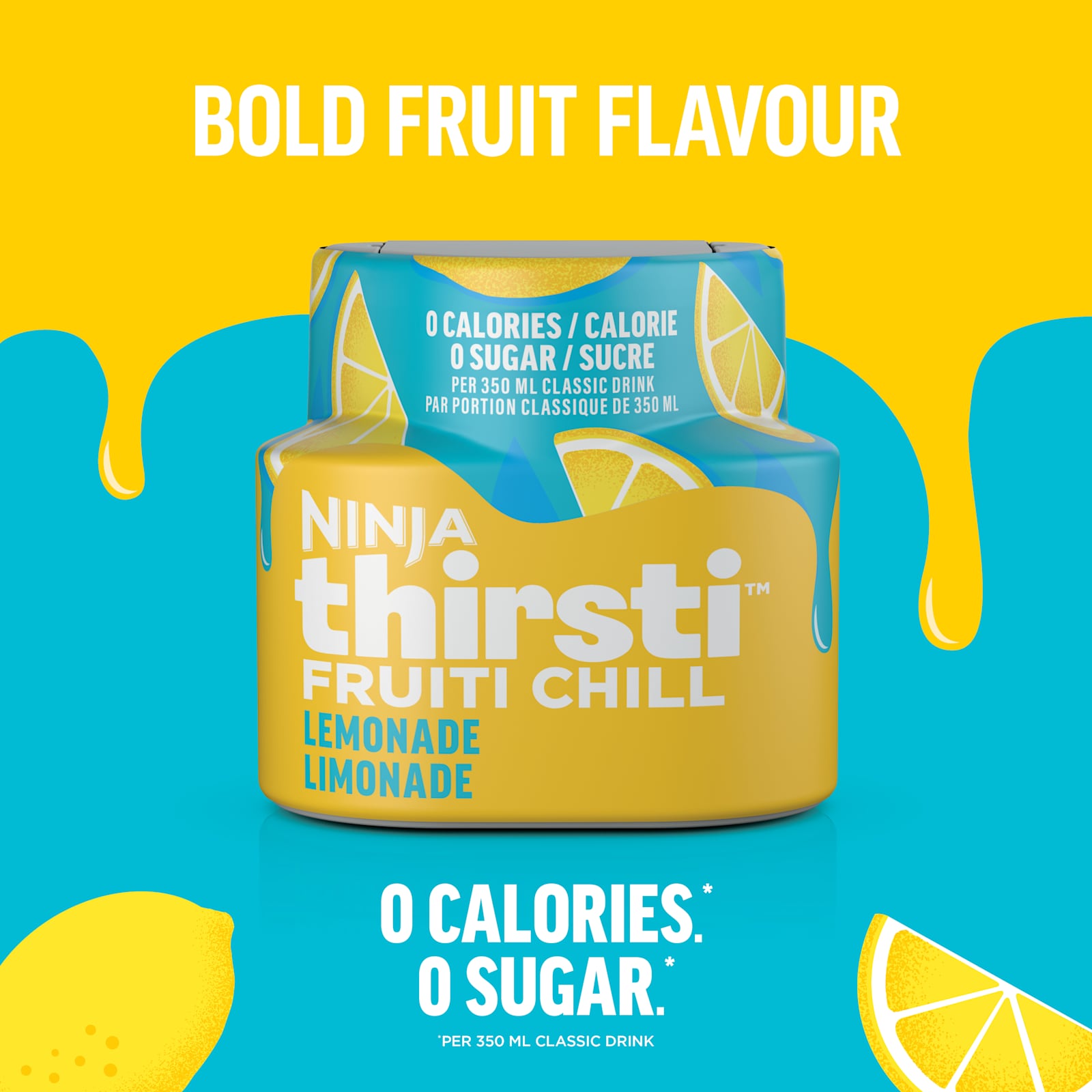 Ninja Thirsti™ VITAMINS Lemonade Flavoured Water Drops (Sweetened), 3 Pack - image 2