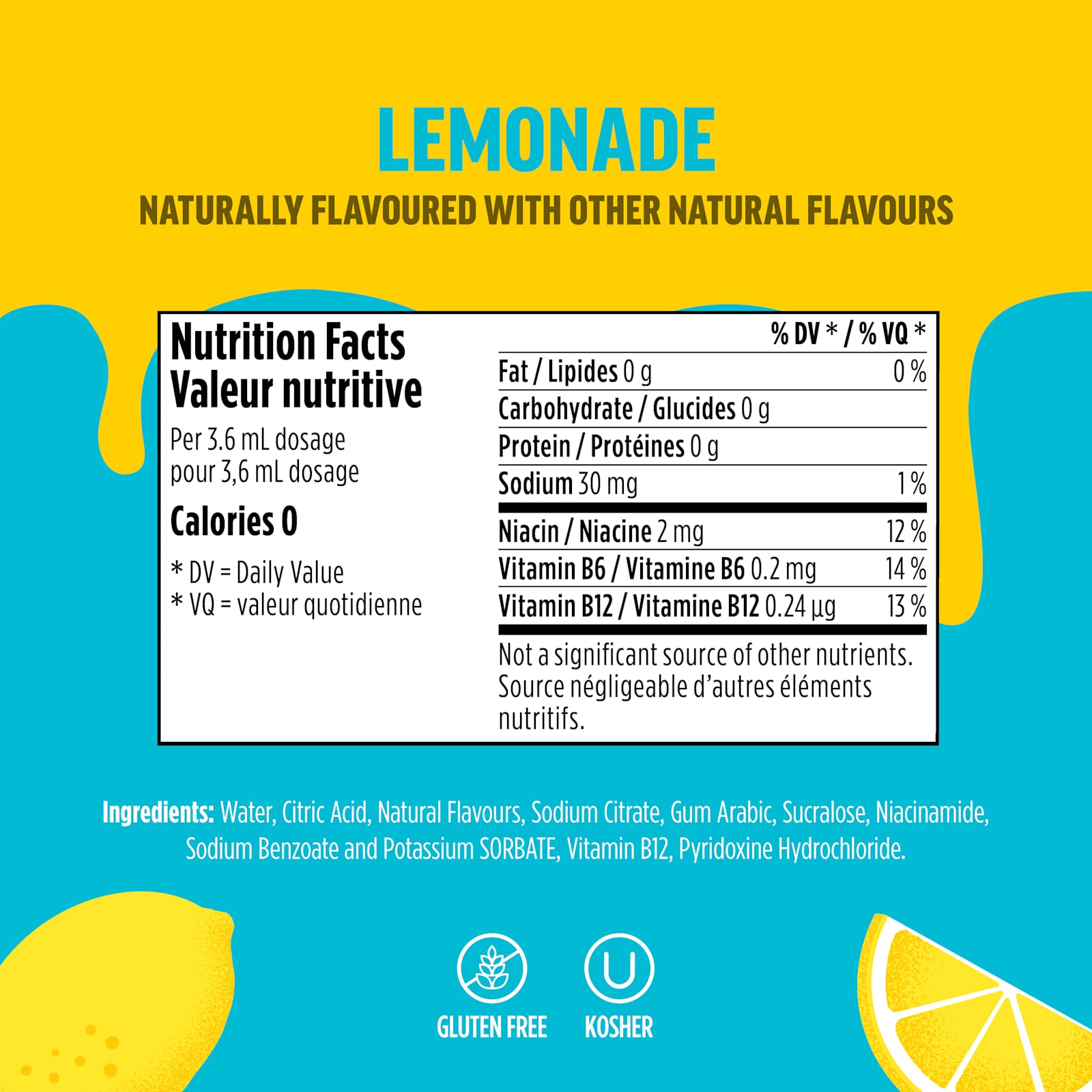 Ninja Thirsti™ VITAMINS Lemonade Flavoured Water Drops (Sweetened), 3 Pack - image 5