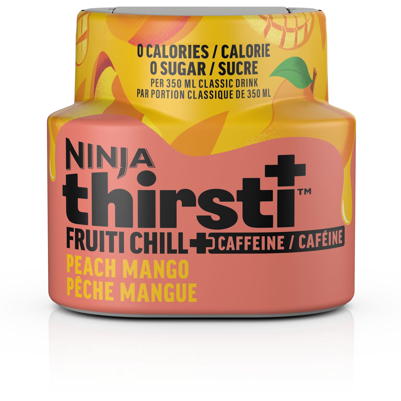 Ninja Thirsti™ FRUITI CHILL + CAFFEINE Peach Mango Flavored Water Drops