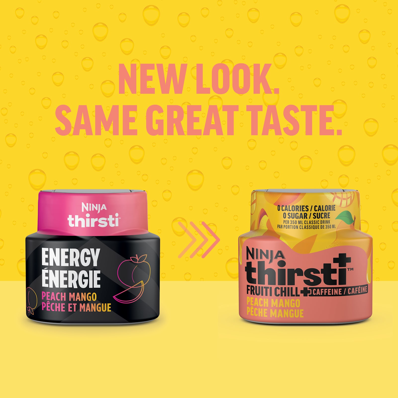 Ninja Thirsti™ FRUITI CHILL + CAFFEINE Peach Mango Flavored Water Drops - image 4