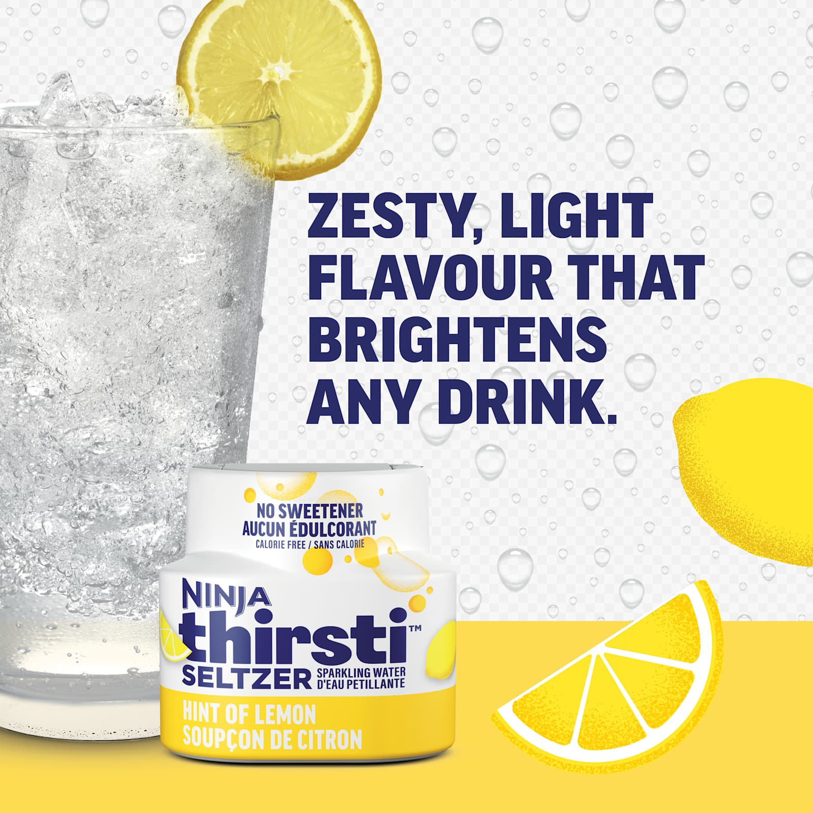 Ninja Thirsti SELTZER Lemon Flavored Water Drops - image 3