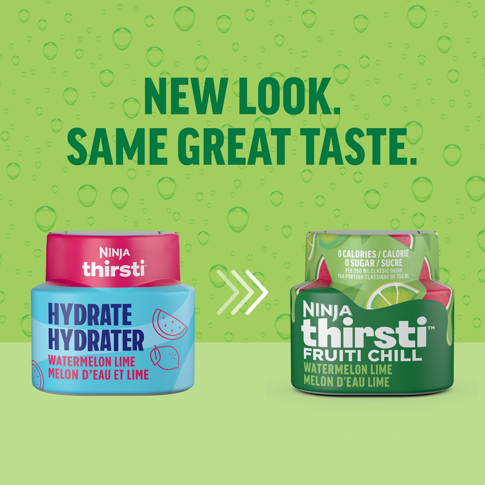 Ninja Thirsti™ HYDRATE Watermelon Lime Flavoured Water Drops (Sweetened), 3 Pack - image 3
