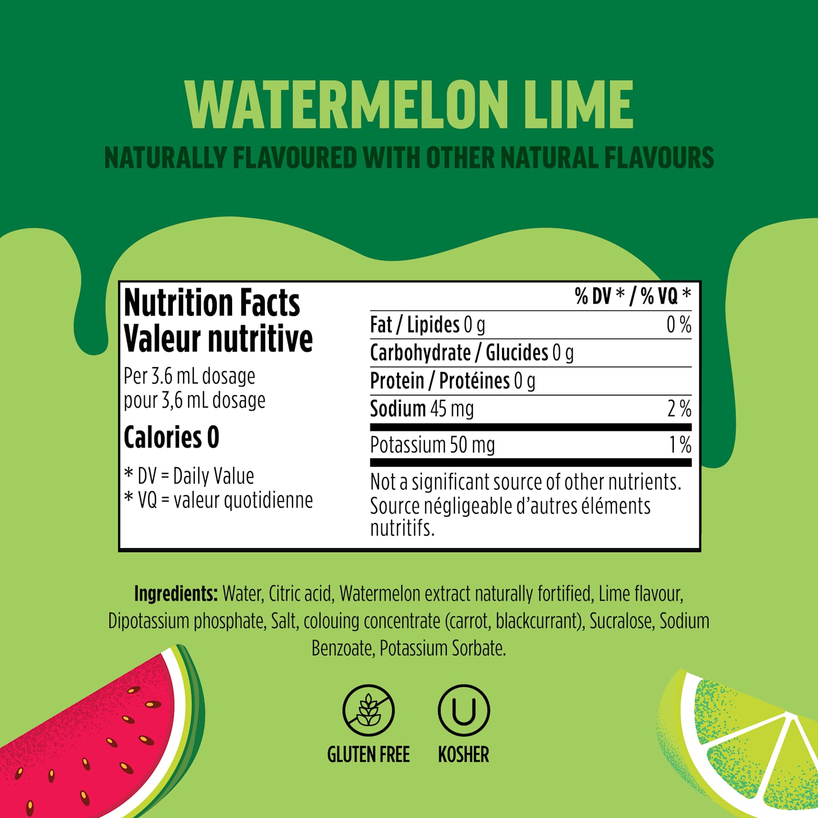 Ninja Thirsti™ HYDRATE Watermelon Lime Flavoured Water Drops (Sweetened), 3 Pack - image 5