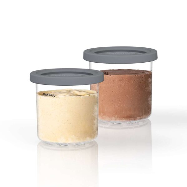 Ninja™ CREAMi™ Pints and Lids – 2 Pack, Compatible with CREAMi® NC300 Series