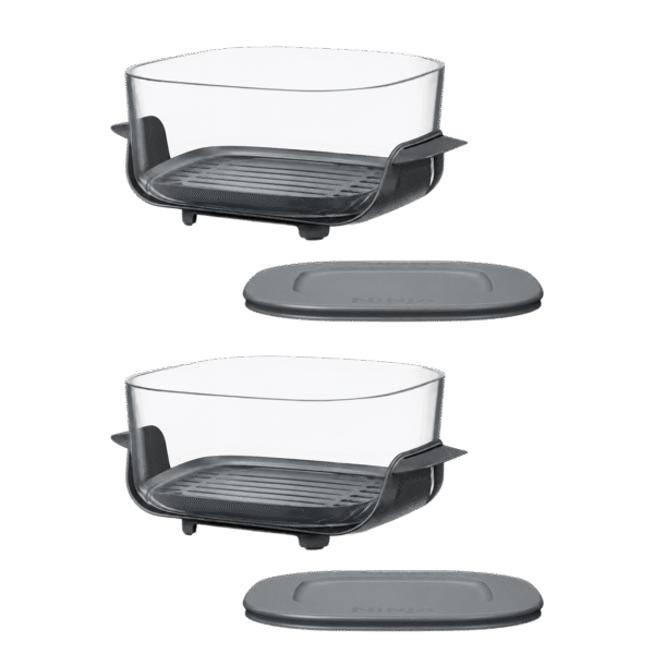 Ninja® Crispi™ 4-QT CleanCrisp™ Glass Container, 2-Pack Bundle
